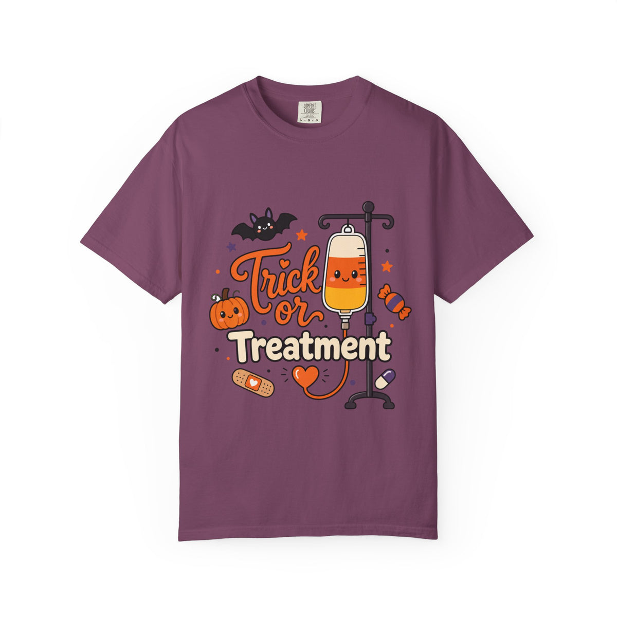 Trick or Treatment — Cute Kids IV Halloween Tee Comfort Colors