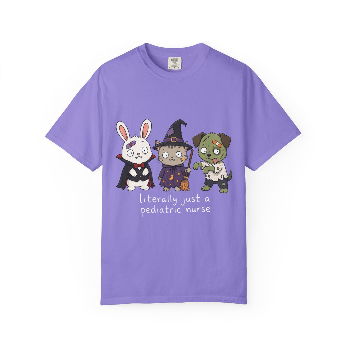 literally just a pediatric nurse — Cute Spooky Halloween Tee