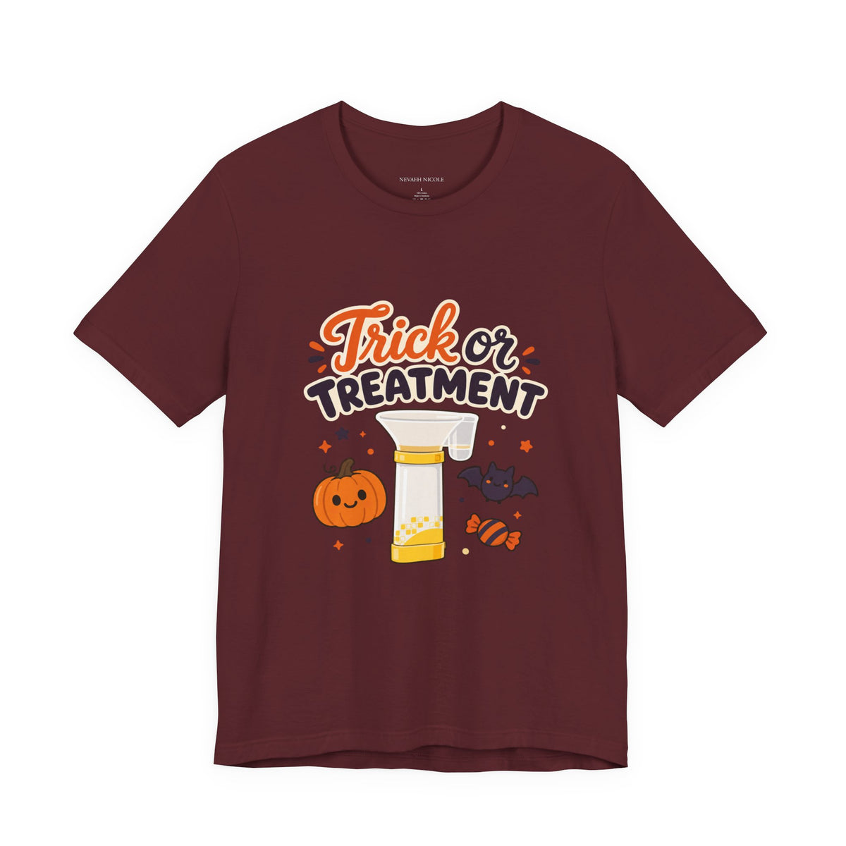 Trick or Treatment — Cute Kids Respiratory Halloween Tee Bella+Canvas