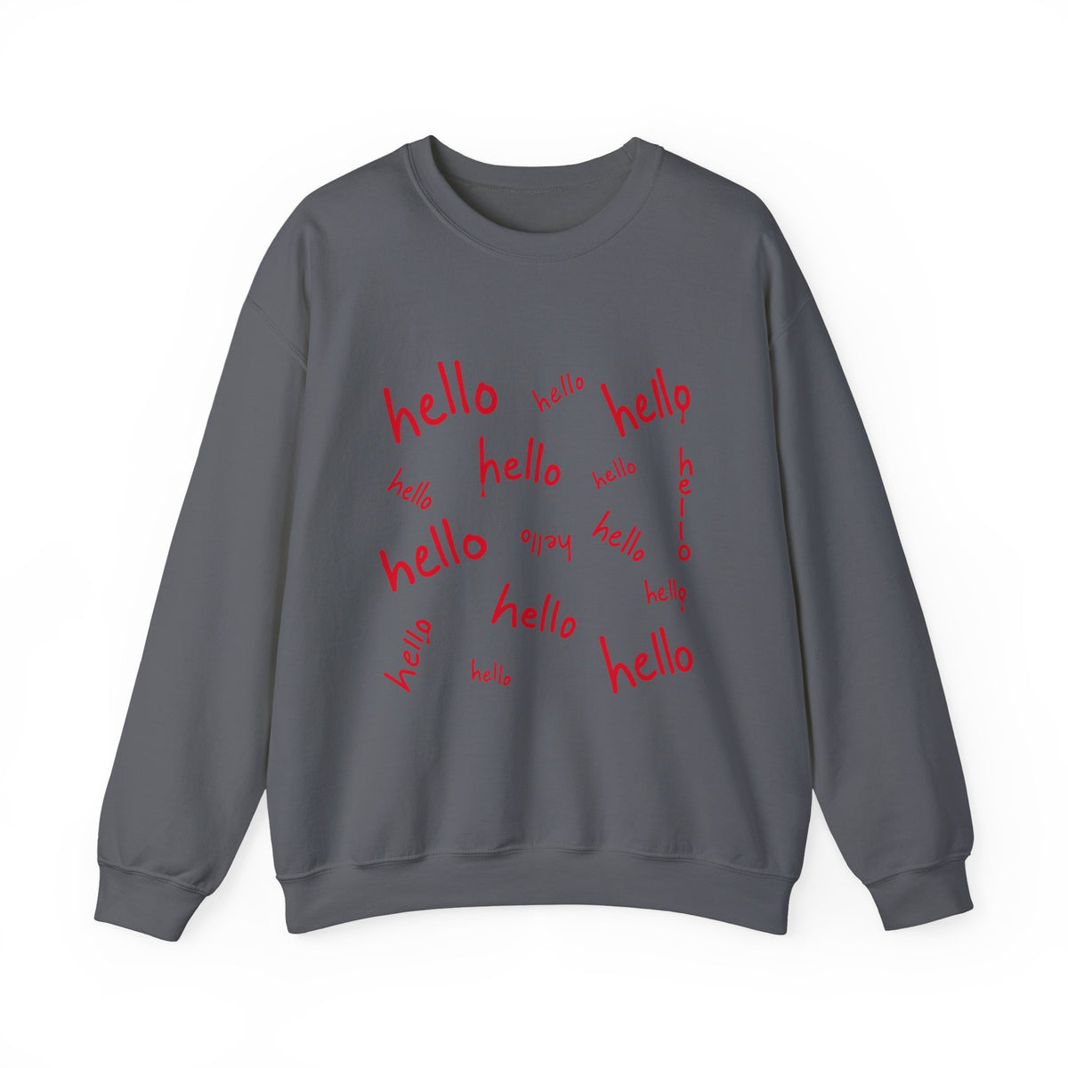 hello hello hello hello — Halloween Sweatshirt Gildan 18000