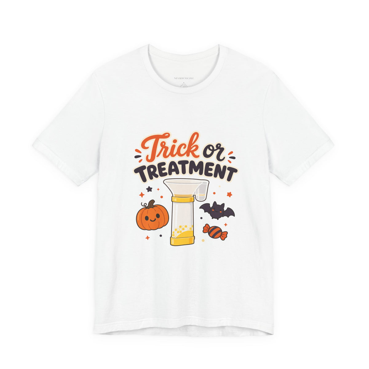 Trick or Treatment — Cute Kids Respiratory Halloween Tee Bella+Canvas