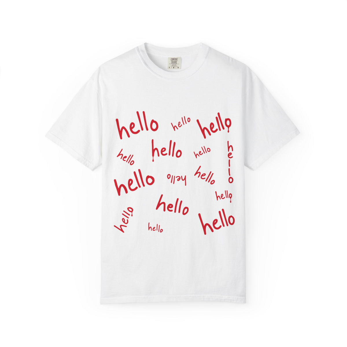 hello hello hello hello —  Halloween Tee Comfort Colors