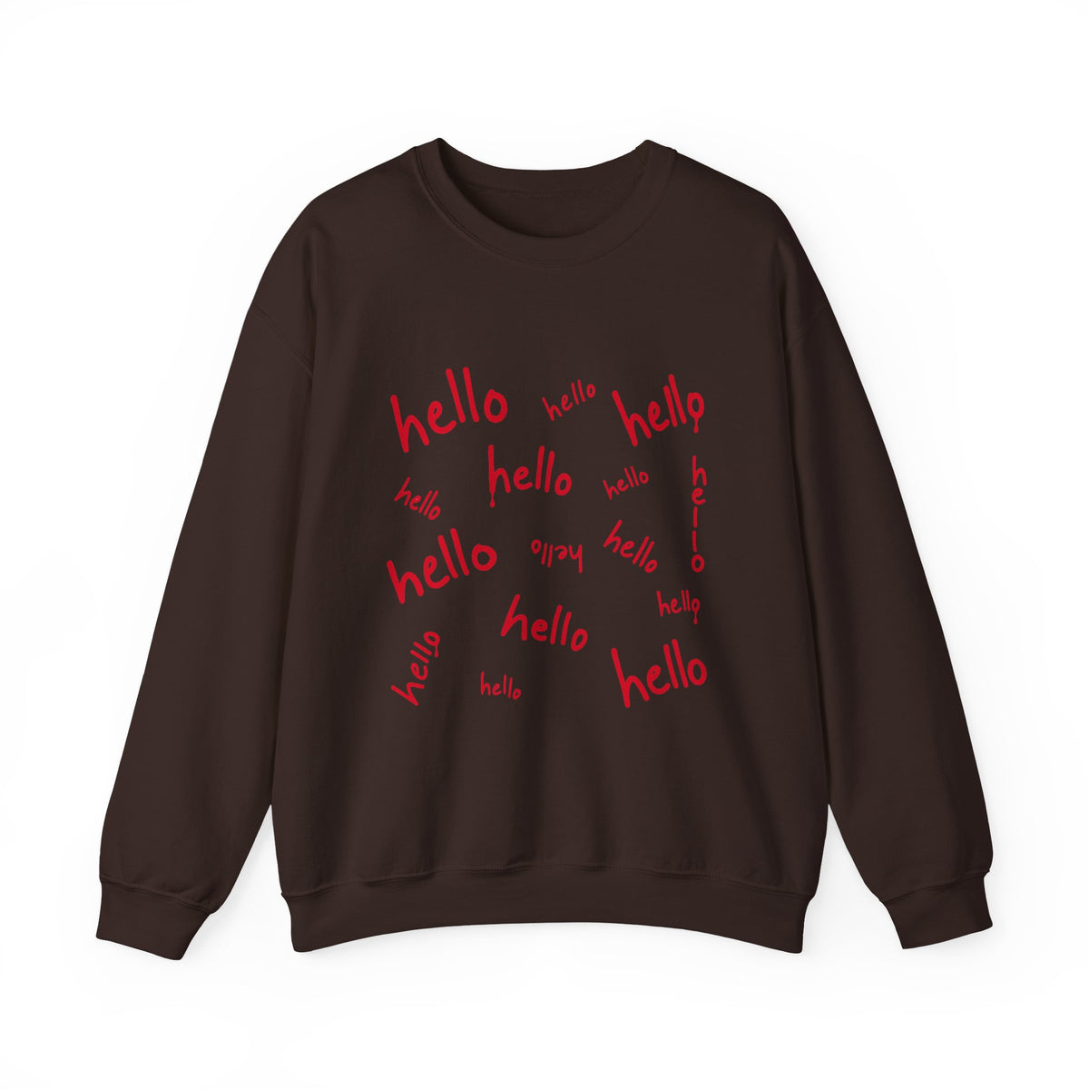 hello hello hello hello — Halloween Sweatshirt Gildan 18000