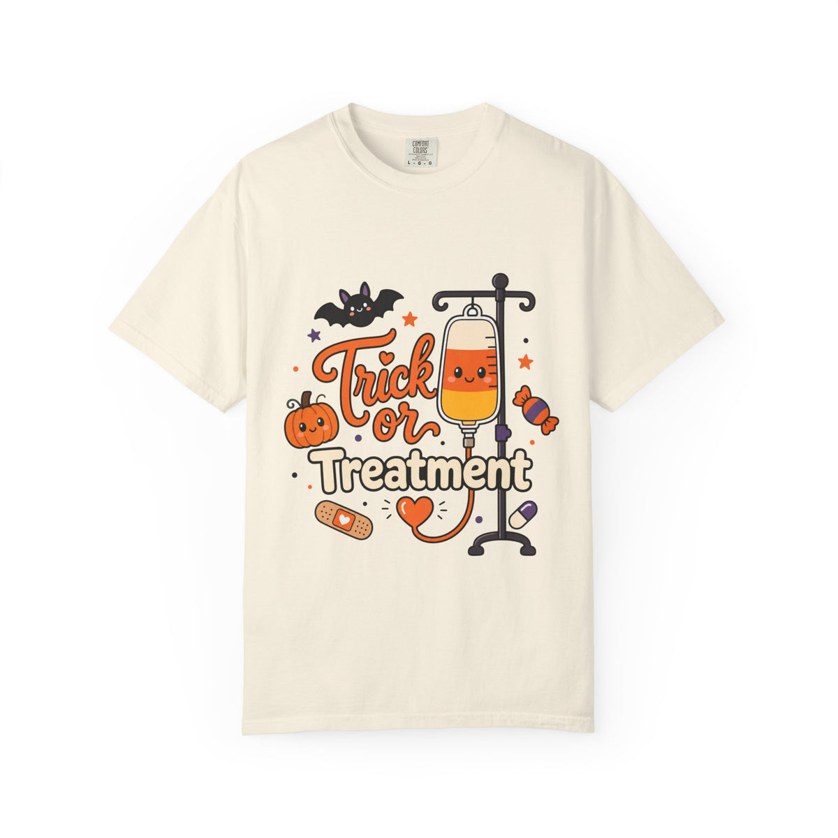 Trick or Treatment — Cute Kids IV Halloween Tee Comfort Colors
