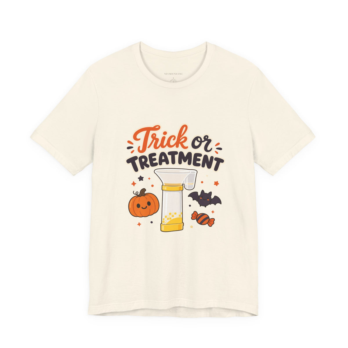 Trick or Treatment — Cute Kids Respiratory Halloween Tee Bella+Canvas