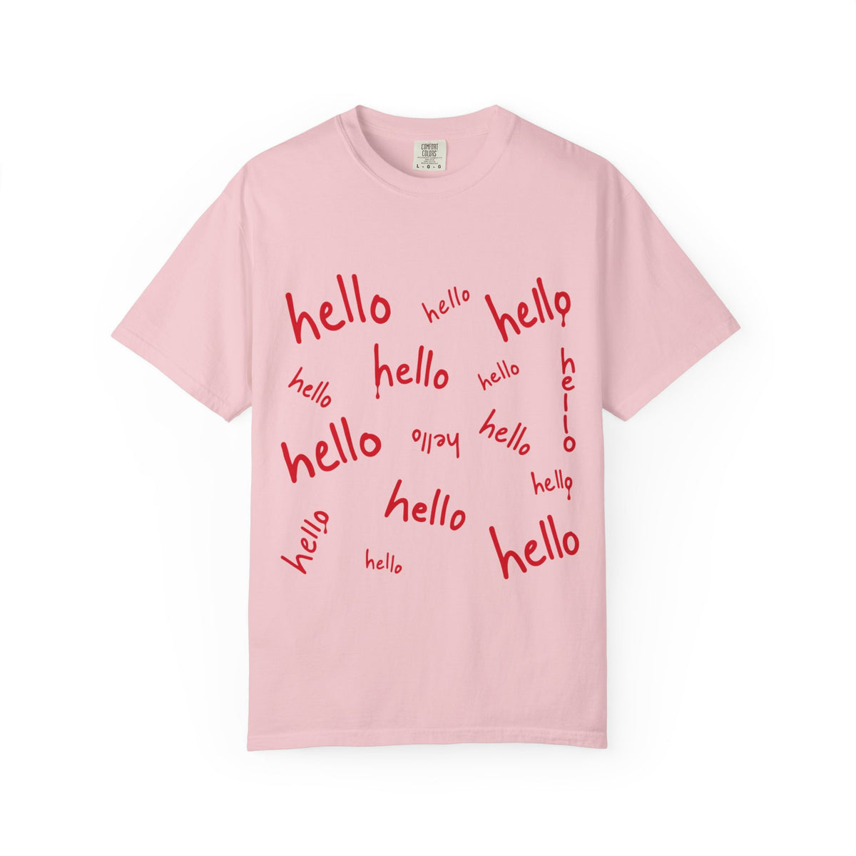 hello hello hello hello —  Halloween Tee Comfort Colors