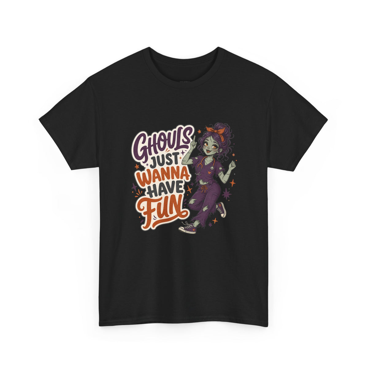 Ghouls Just Wanna Have Fun Tee - Halloween Nurse Tee Gildan 5000