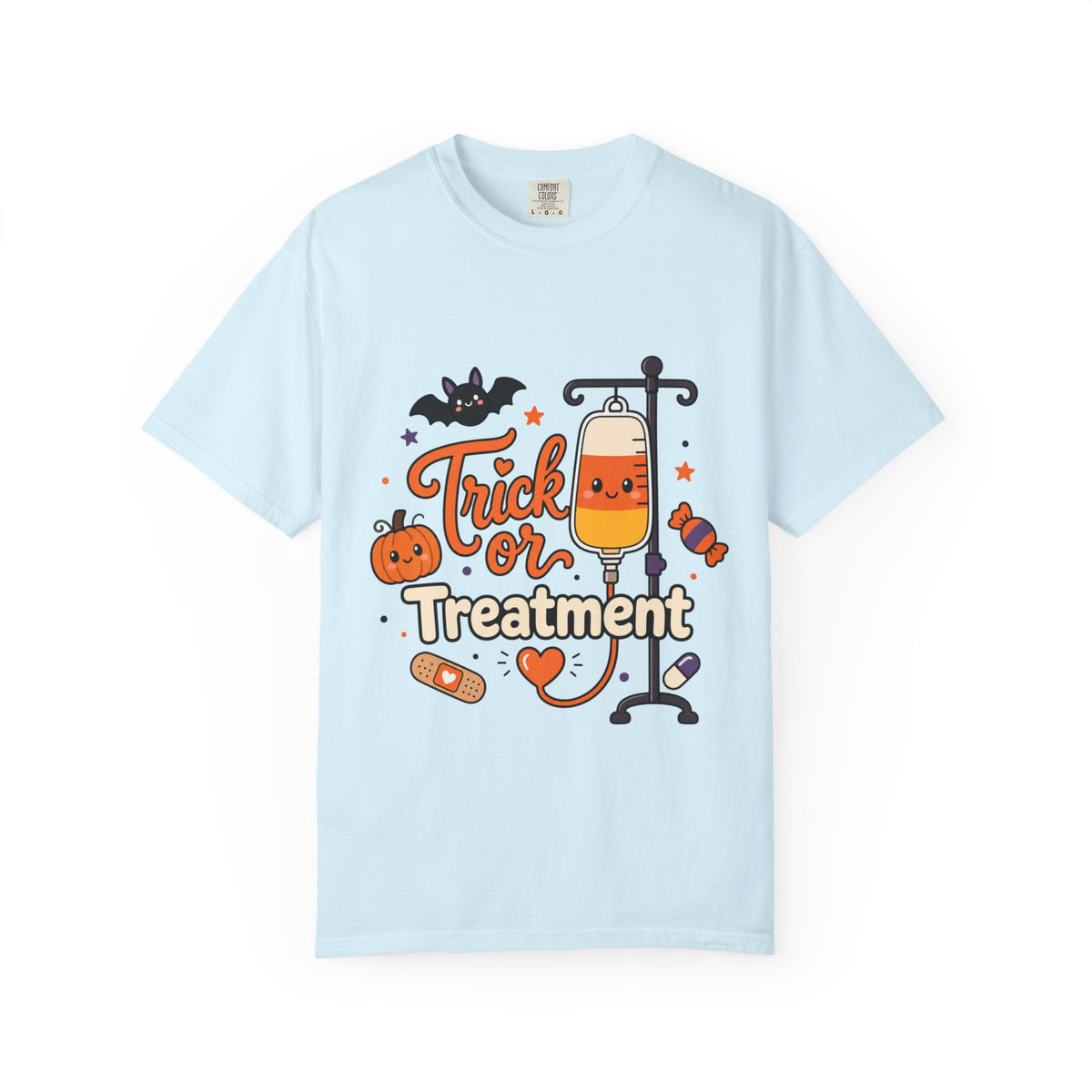 Trick or Treatment — Cute Kids IV Halloween Tee Comfort Colors