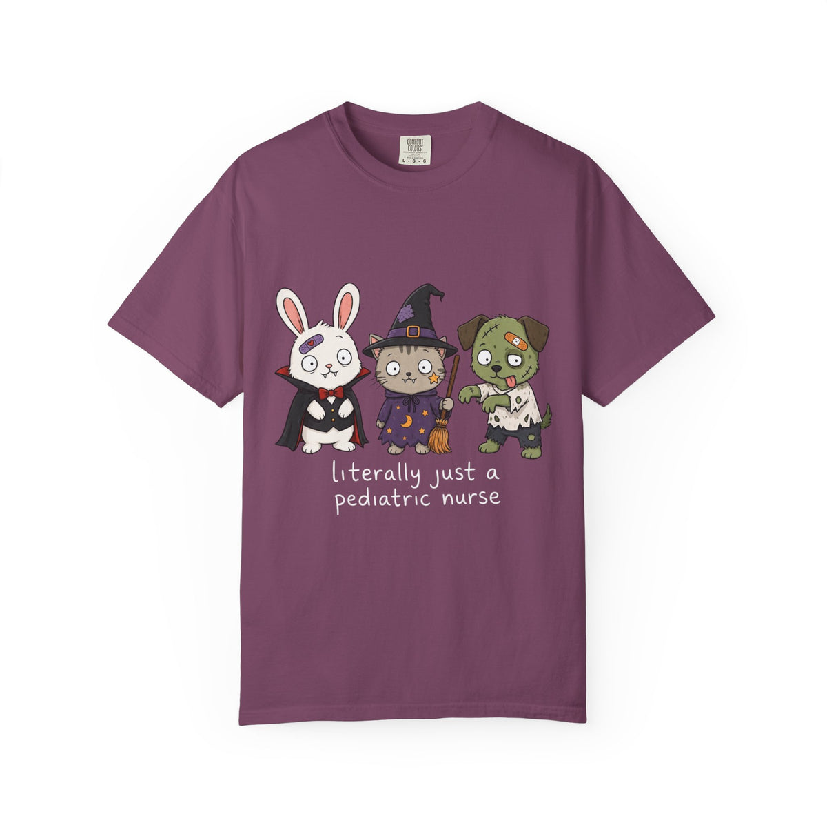 literally just a pediatric nurse — Cute Spooky Halloween Tee