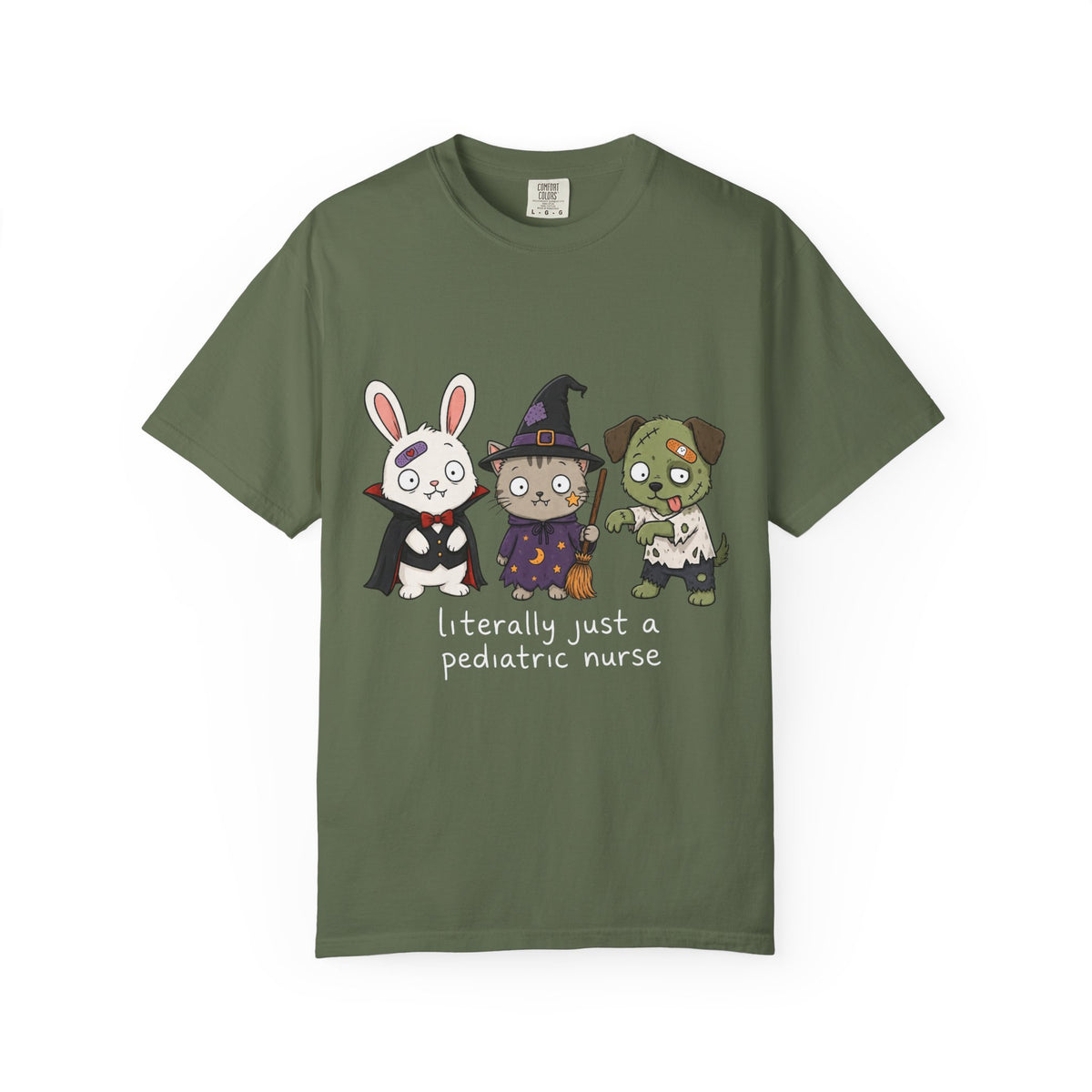 literally just a pediatric nurse — Cute Spooky Halloween Tee