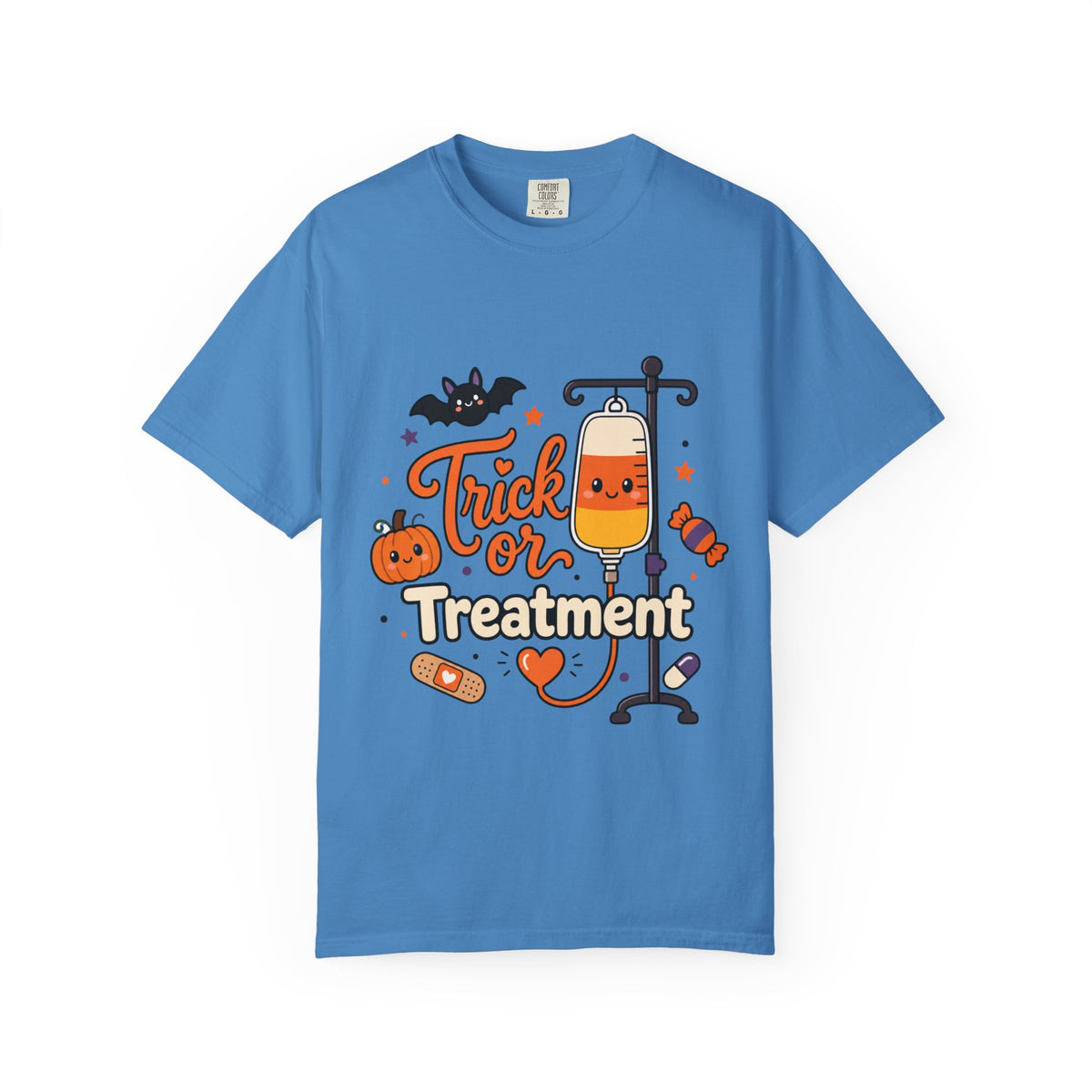Trick or Treatment — Cute Kids IV Halloween Tee Comfort Colors