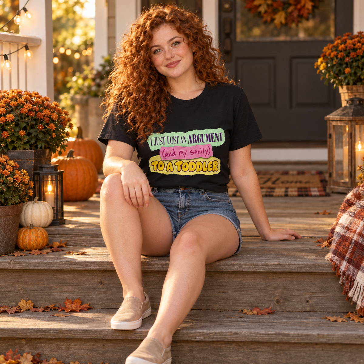 I Just Lost An Argument (and my sanity) to a Toddler - Funny Kids Tee Bella+Canvas
