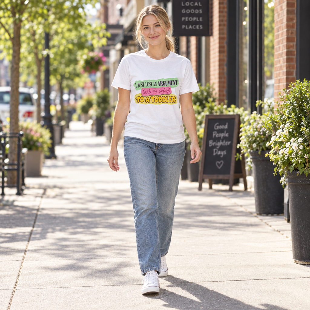 I Just Lost An Argument (and my sanity) to a Toddler - Funny Kids Tee Bella+Canvas