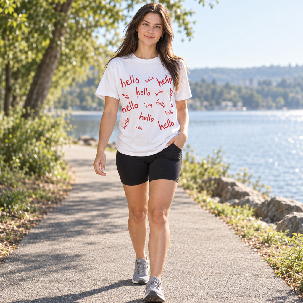 hello hello hello hello —  Halloween Tee Comfort Colors