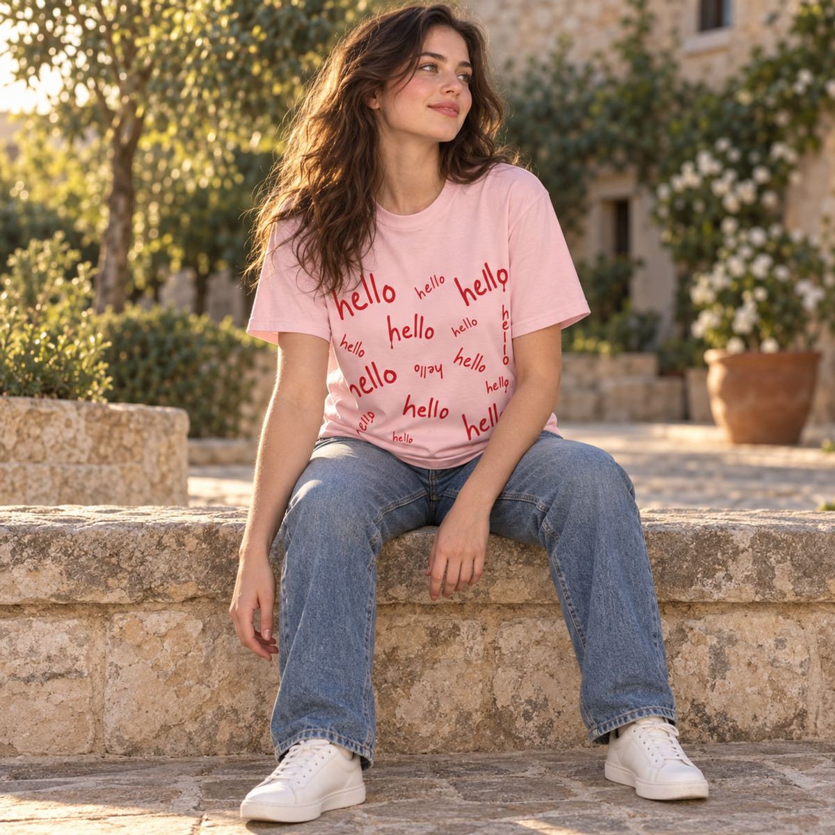 hello hello hello hello —  Halloween Tee Comfort Colors