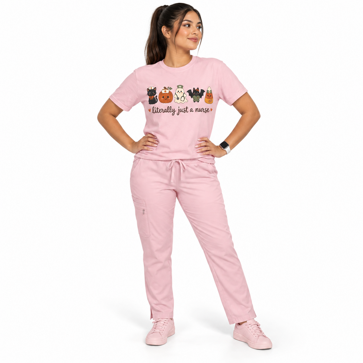 literally just a nurse — Cute Halloween Tee