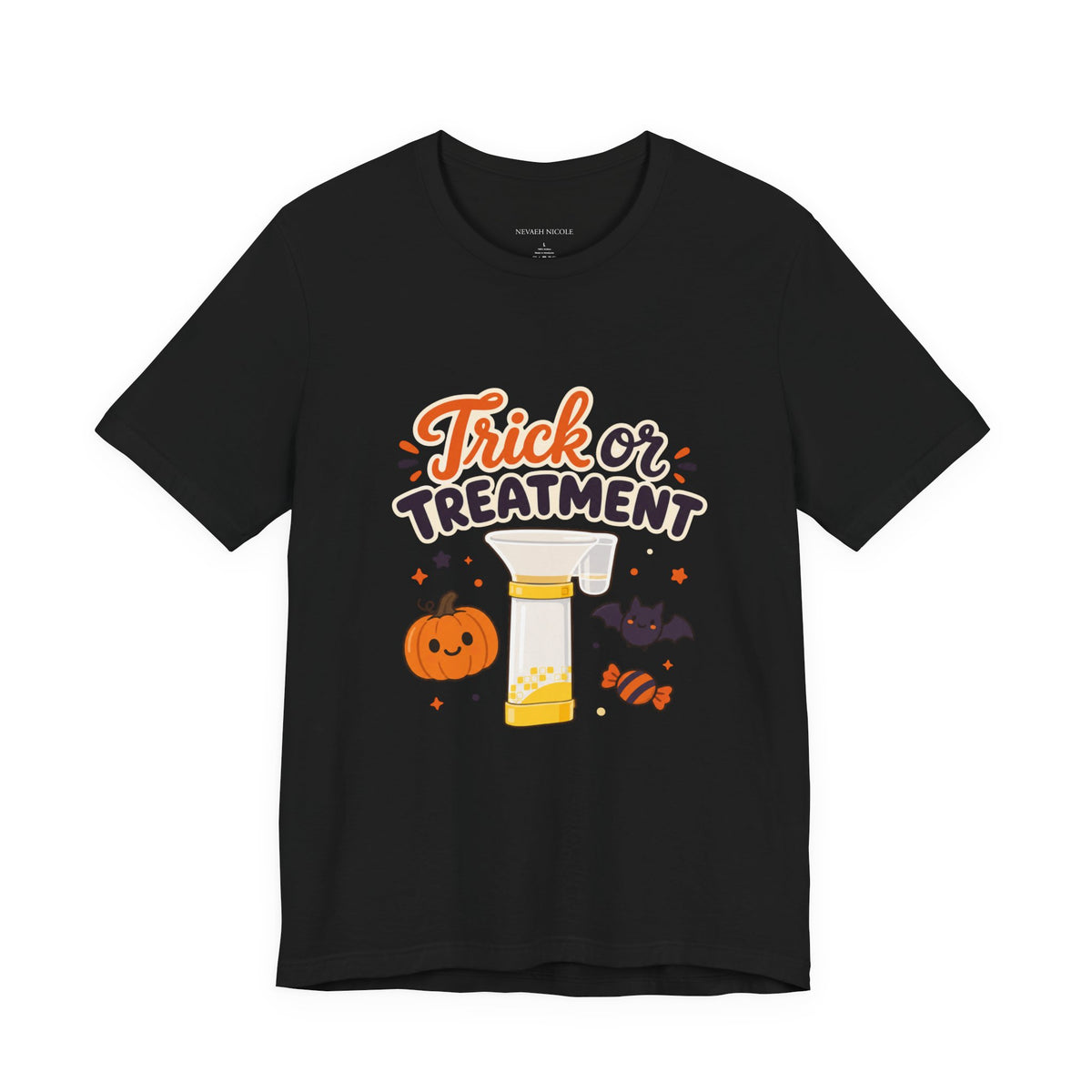 Trick or Treatment — Cute Kids Respiratory Halloween Tee Bella+Canvas