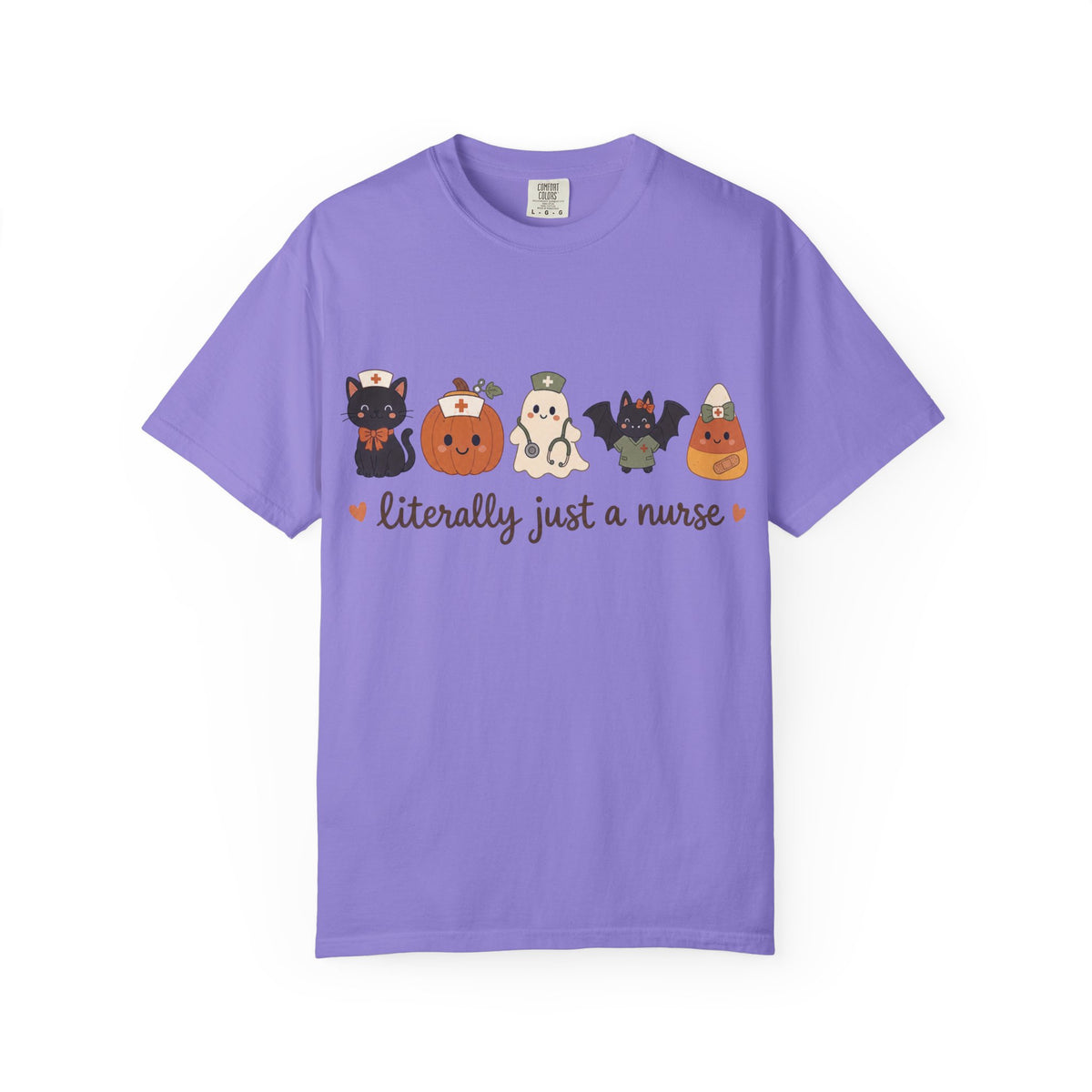 literally just a nurse — Cute Halloween Tee