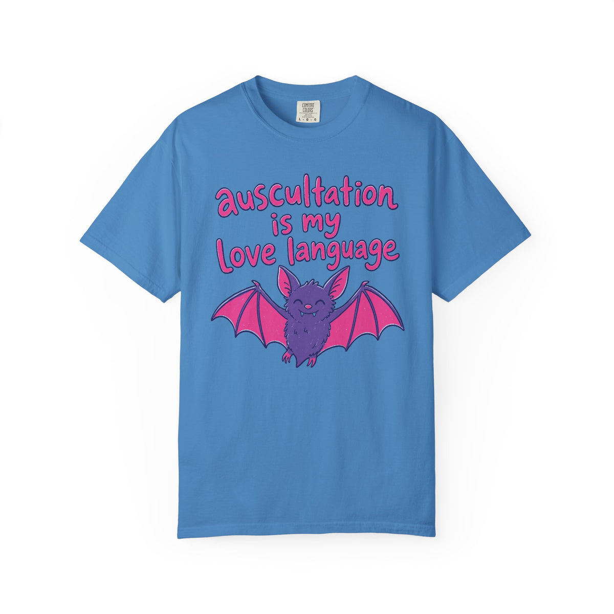 auscultation is my love language - Halloween Bat Tee