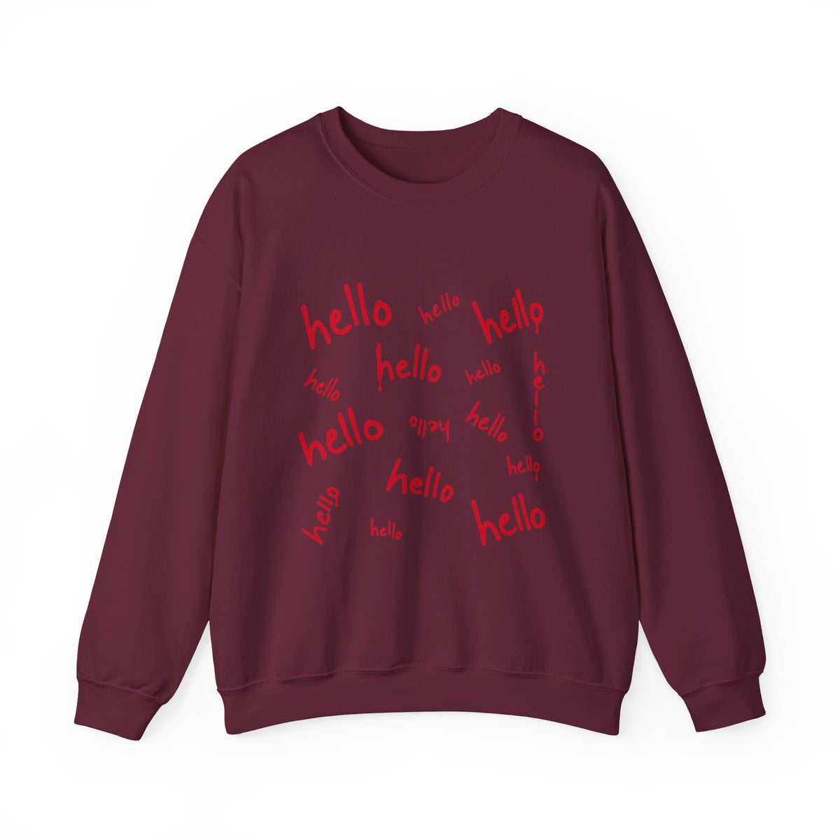 hello hello hello hello — Halloween Sweatshirt Gildan 18000