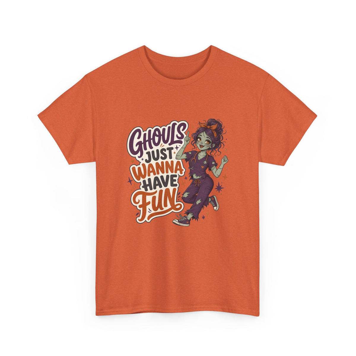 Ghouls Just Wanna Have Fun Tee - Halloween Nurse Tee Gildan 5000