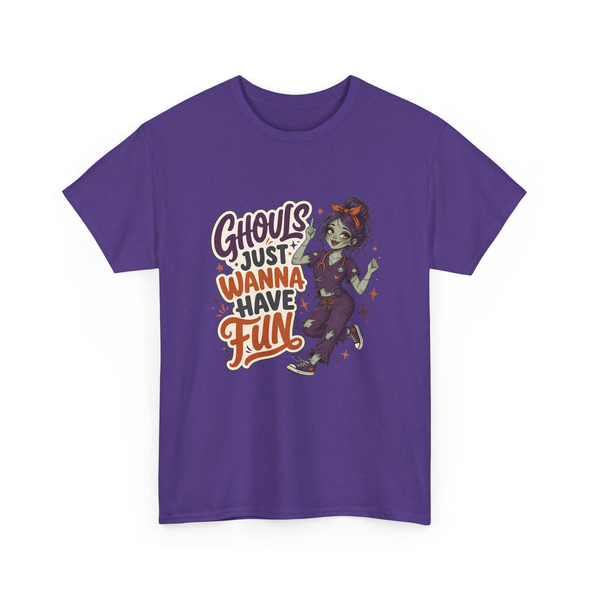 Ghouls Just Wanna Have Fun Tee - Halloween Nurse Tee Gildan 5000