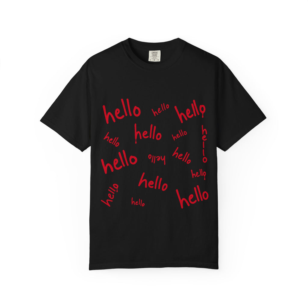 hello hello hello hello —  Halloween Tee Comfort Colors