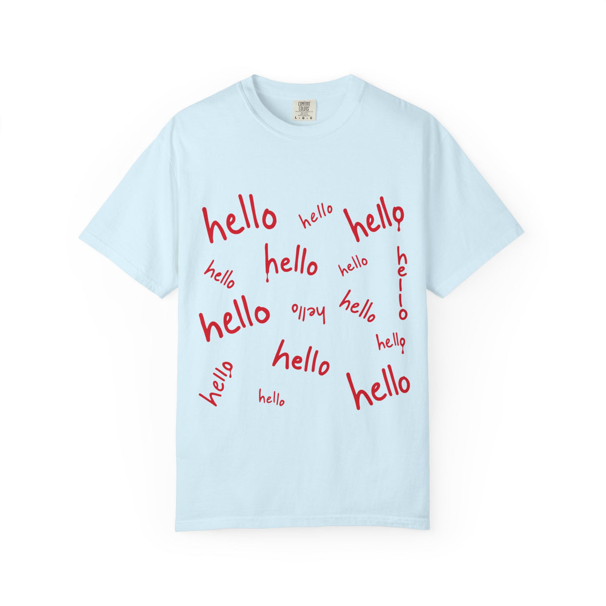 hello hello hello hello —  Halloween Tee Comfort Colors