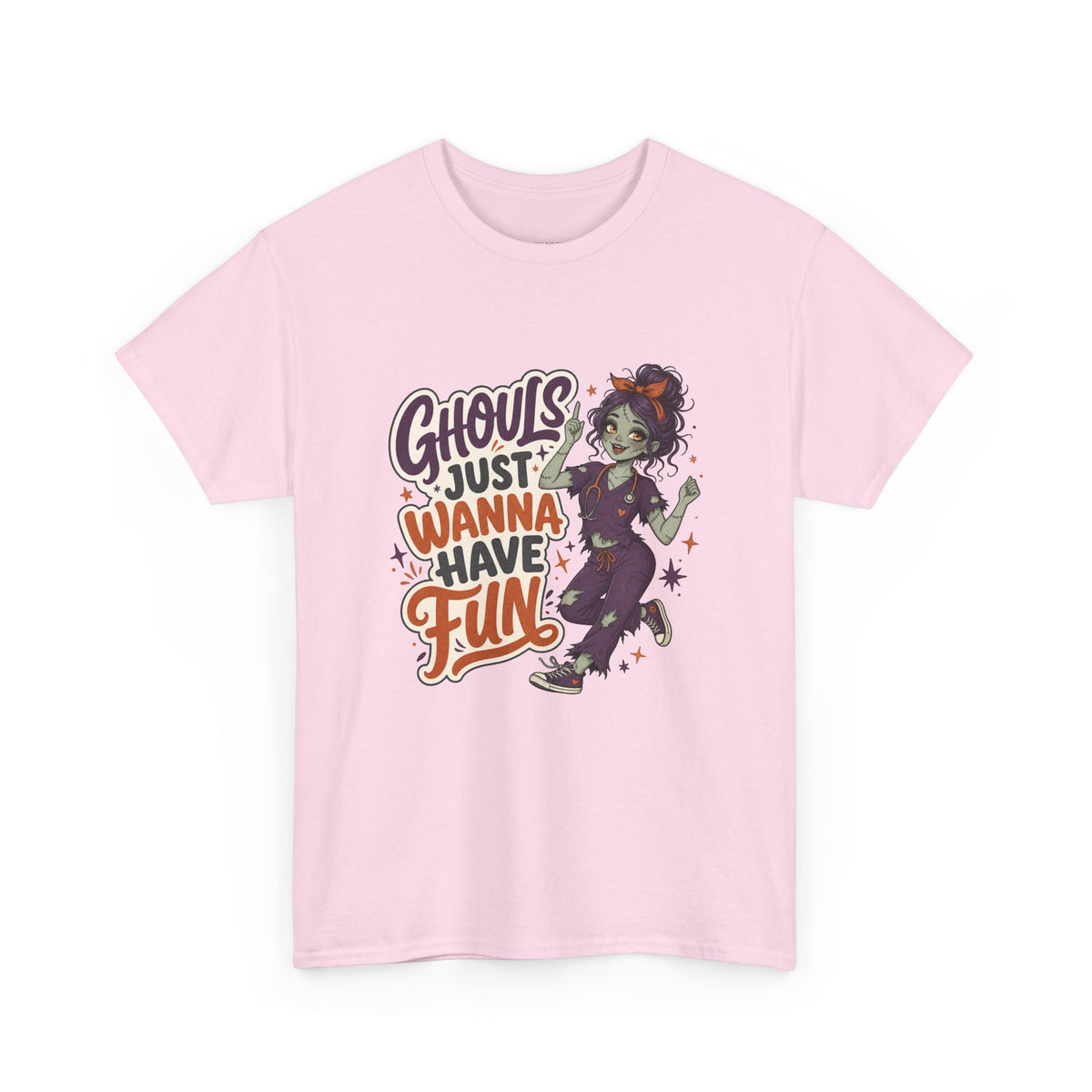 Ghouls Just Wanna Have Fun Tee - Halloween Nurse Tee Gildan 5000
