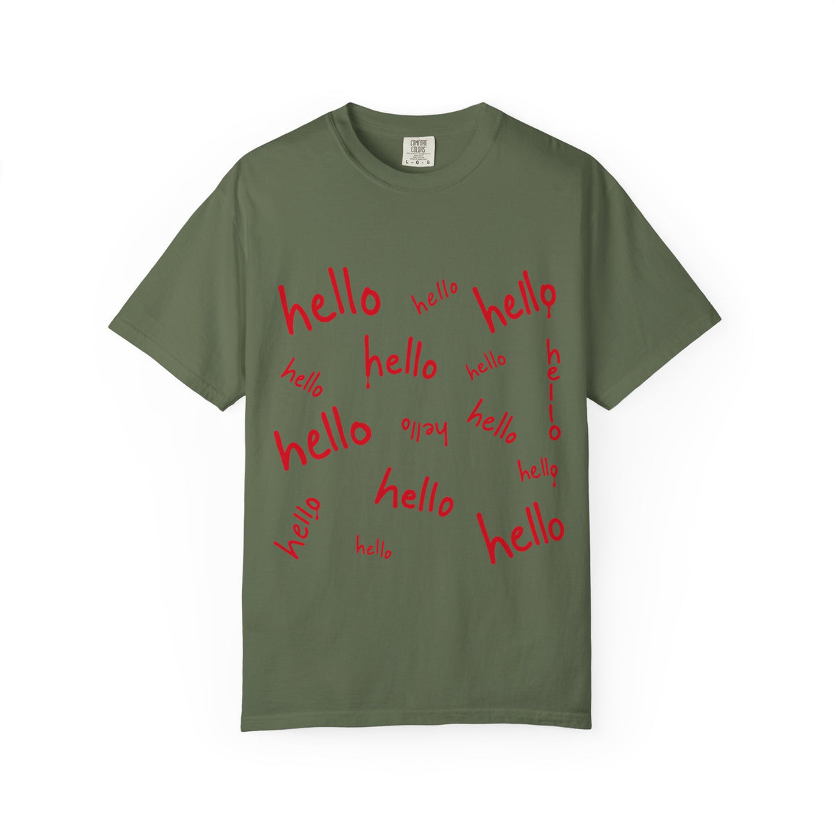 hello hello hello hello —  Halloween Tee Comfort Colors