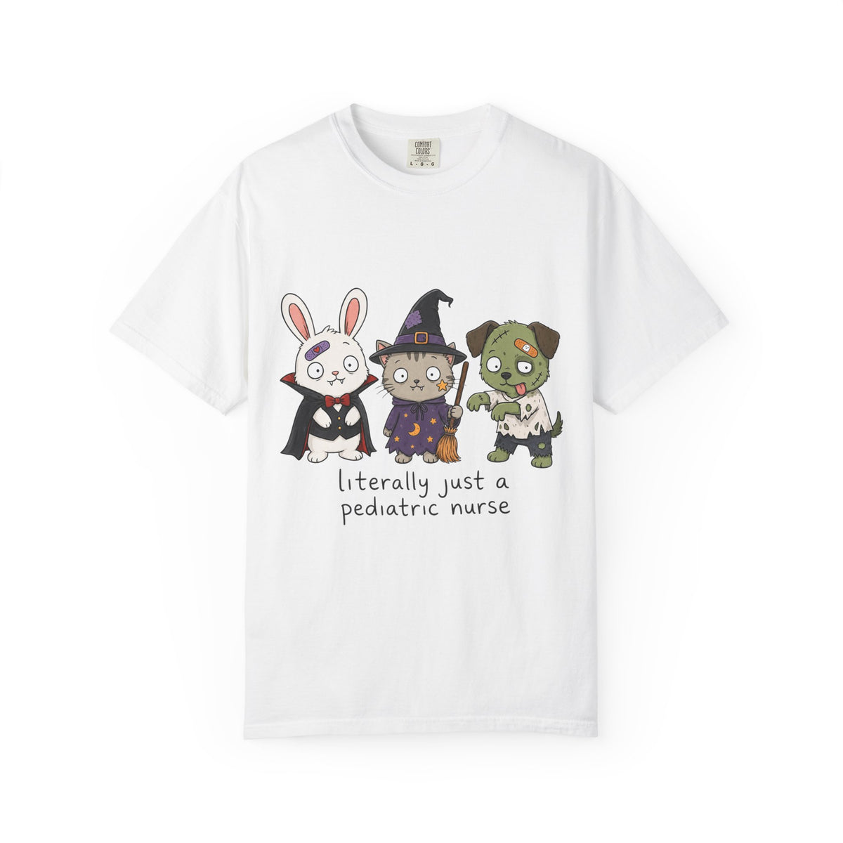 literally just a pediatric nurse — Cute Spooky Halloween Tee