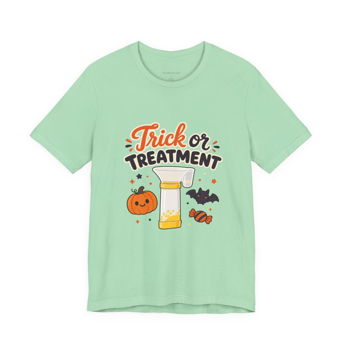 Trick or Treatment — Cute Kids Respiratory Halloween Tee Bella+Canvas