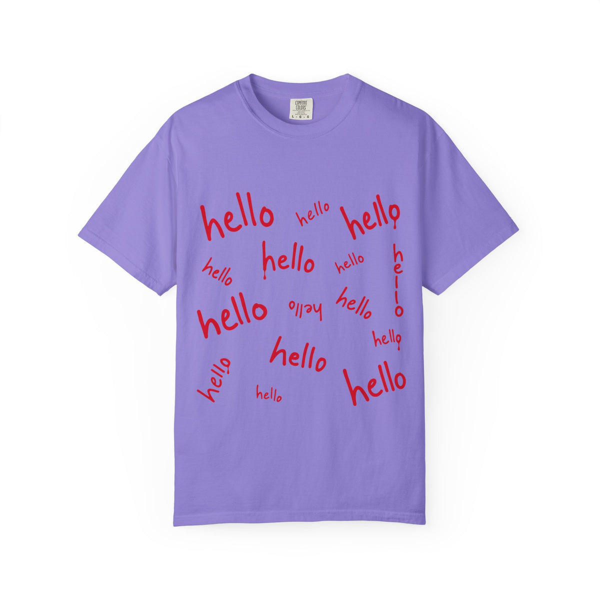 hello hello hello hello —  Halloween Tee Comfort Colors