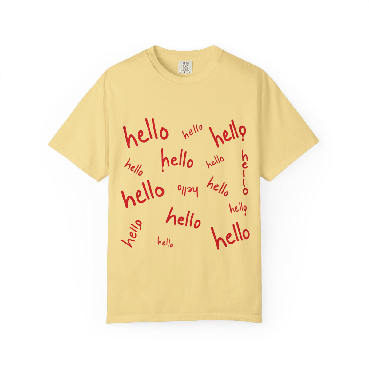 hello hello hello hello —  Halloween Tee Comfort Colors