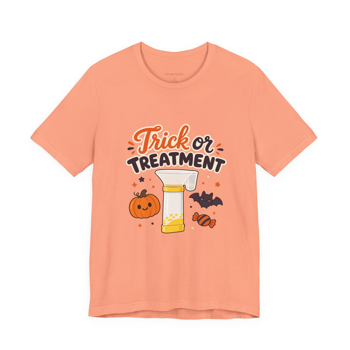 Trick or Treatment — Cute Kids Respiratory Halloween Tee Bella+Canvas